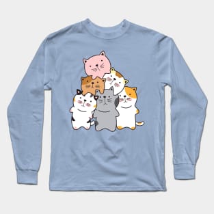 Pile of Kittens Long Sleeve T-Shirt